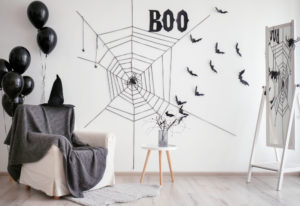 Interior,Of,Room,Decorated,For,Halloween,Party